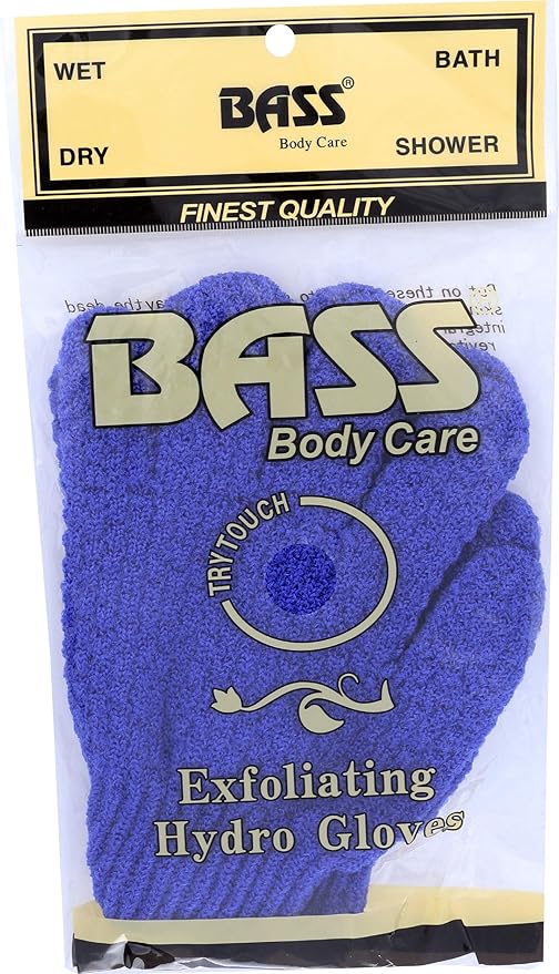 Hair Doc, Scrub Gloves Nylon, 1 Count, Blue