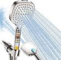 Filtered Shower Head with Handheld, High Pressure 7 Spray Showerhead with Filters, Detachable Shower Heads, Water Softener Filters for Hard Water - Remove Chlorine