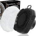 RamPula Face Scrubber & African Net, Silicone Exfoliating Brush for Men Women, Facial Cleansing Brush, Manual Waterproof Cleansing Skin Care, Blackhead Removing Pore Cleansing Massaging Face Brushes