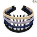 JOBAND Fashion Headbands for women Girls Non-slip hair band Comfy Headband Hair Hoop Resin teeth Comb Hair Accessories (4 Colors)