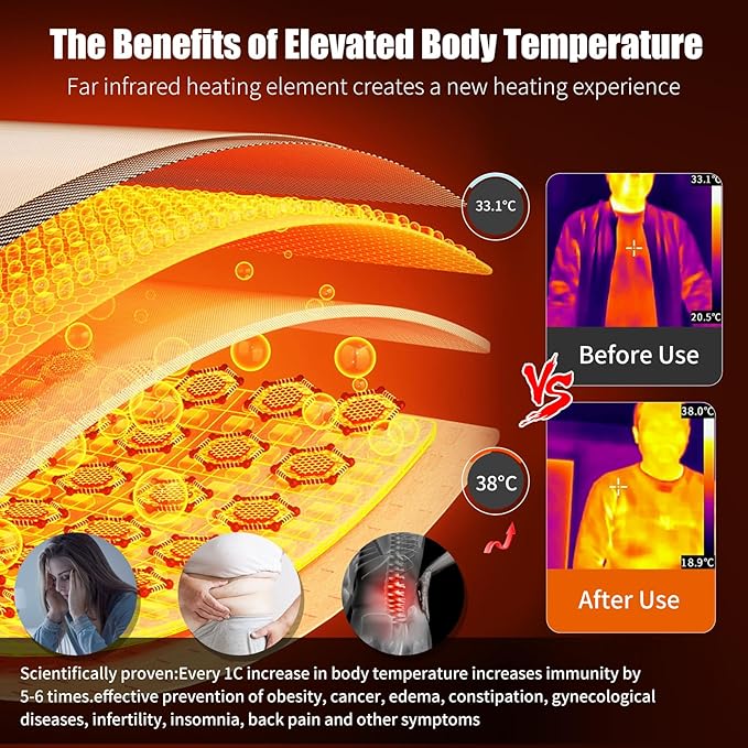 OUTEXER Infrared Sauna Home Sauna Spa Room Chilean Pine Wood 1200W Indoor Saunas Low EMF 110V with 7 Color Light