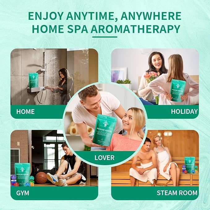 Shower Steamers Aromatherapy 20-Pack, Shower Bombs with Natural Essential Oils – Stress Relief Self Care, Birthday Gifts for Women & Men, Mother's Day Spa Gifts for Mom Wife Friends Teen Girls