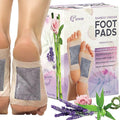 Prescia Lavender n’ Rose Foot Pads - Natural Bamboo Vinegar Cleansing for Relaxing Foot Care, Swelling Removal - Aromatic Herbs, Easy-to-Use, 20 Pack - Body Cleansing, Self-Care, Health, and Healing