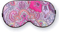 Maxfeel 100% Pure Silk Eye Mask - Sleep Eye Cover in Printed Colors (#12)