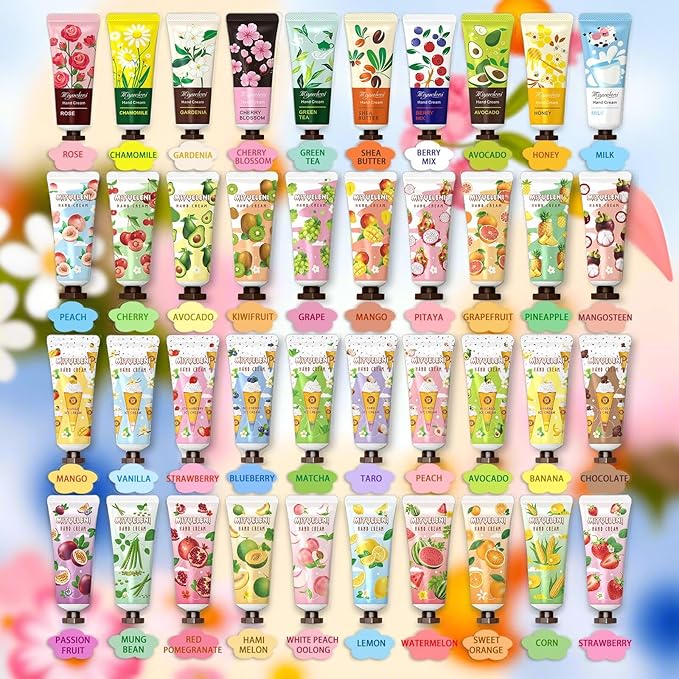 40 Pack Hand Cream Gift Set,Mothers Day Gifts, Moisturizing Hand Lotion for Dry Hands, Gifts for Women&Teen Girls, Teacher Appreciation Gifts,Nurses Week Gifts, Unisex Gifts Bulk