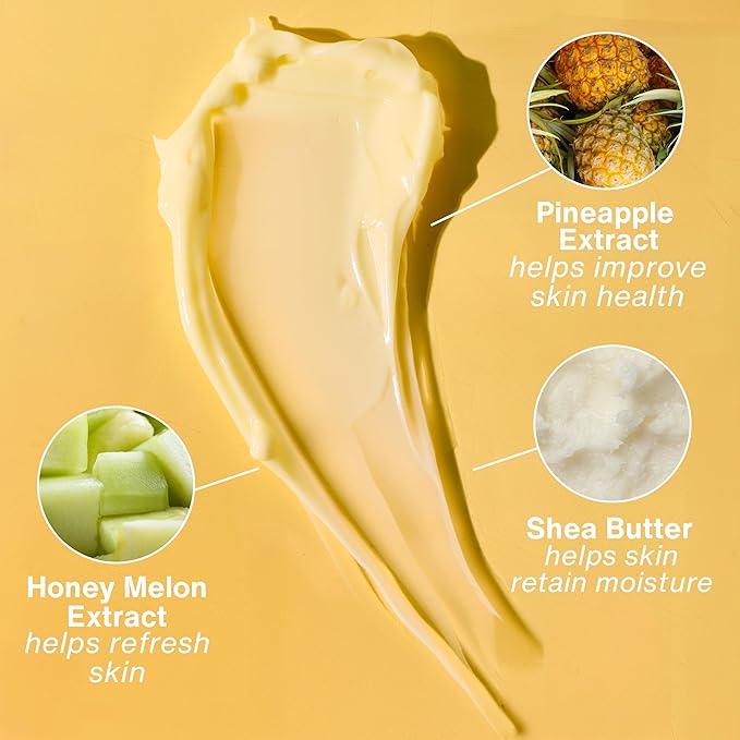 Hempz Sweet Pineapple & Honey Melon Moisturizing Skin Lotion, Hemp Seed Herbal Body Moisturizer with Jojoba, Natural Extracts, Vitamins A and E, 2.25 oz
