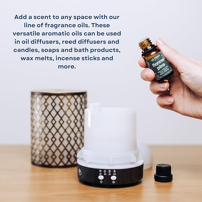 CANDECraftCo Premium Fragrance Oil – Diffuser Oils Fragrances Scented for Home, Candle Soap Making Supplies, Aromatherapy Blends for House (0.34 Fl Oz) (2-Pack, Tuscan Leather)
