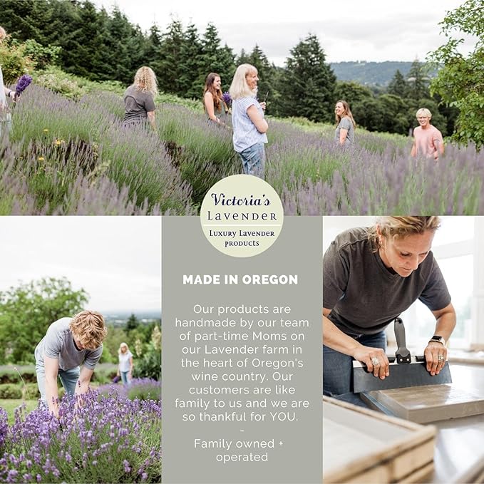 Victoria's Lavender Room Fragrance Spray - Air Freshener & Odor Eliminator - Vanilla Lavender Spray - Luxury Essential Oil Scent for Home & Bathroom - Aromatherapy Relaxation - 2 Pack, 4 fl oz