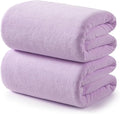 REDKISS 2 Pack Microfiber Extra Large Bath Sheets, 35 x 70 Inches, 670G, Soft and Absorbent, Quick Dry Oversized Bath Towels, Perfect for Bathroom, Plush Shower Towels for Spa, Gym & Hotel, Purple