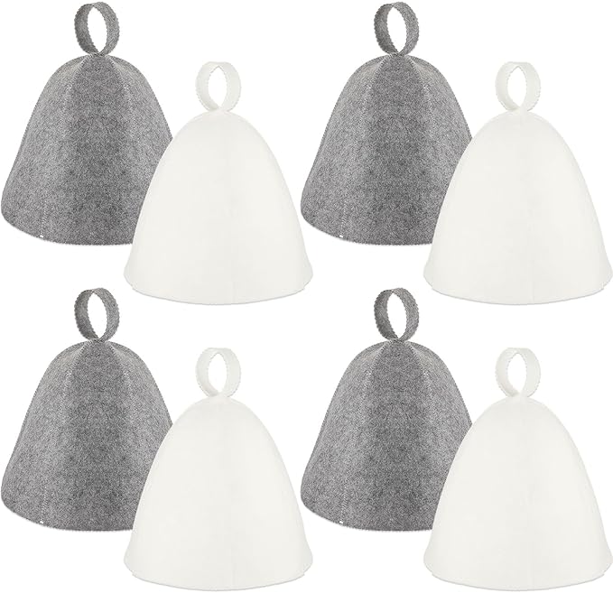 JaGely Sauna Hat for Men Women Sauna Hat Vaporarium Cap Russian Banya Cap for Bath House Accessories