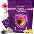 Sole Serenity Foot Pads with Vitamin C, Elderberry, Echinacea, Ginger & Zinc for Men and Women (20 Pads)
