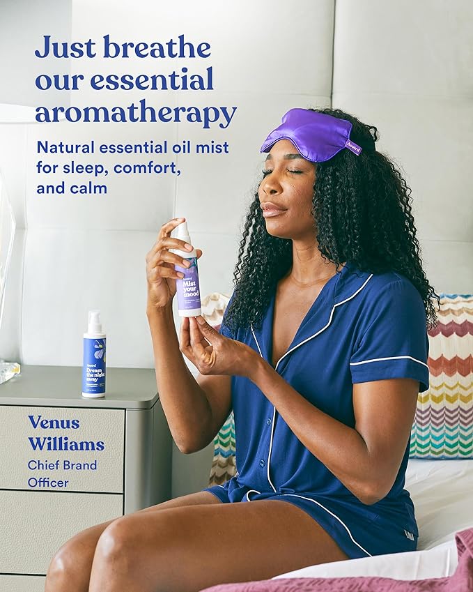 Asutra Lavender & Chamomile Multi-Use Natural Aromatherapy Room Spray, Calming Linen & Pillow Mist, Fabric Sleep Spray, 4 fl oz Aluminum