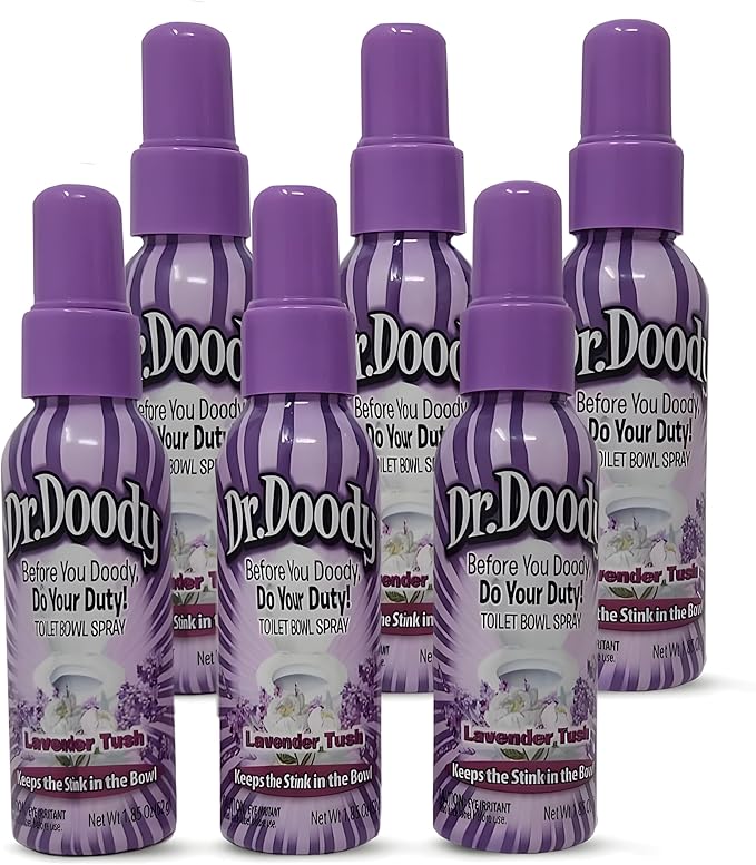Freshening Toilet Spray, Lavender Tush, 1.85 Fluid Ounce, 5 Count