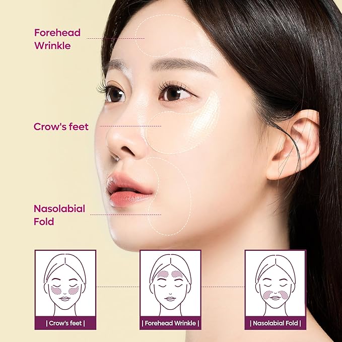 Dr.Melaxin Cemenrete Calcium Volume Eye Patch for Sagging Under Eye Skin, Eye Mask Care for Wrinkles, Puffy Eyes & Dark Circles (60Patches)