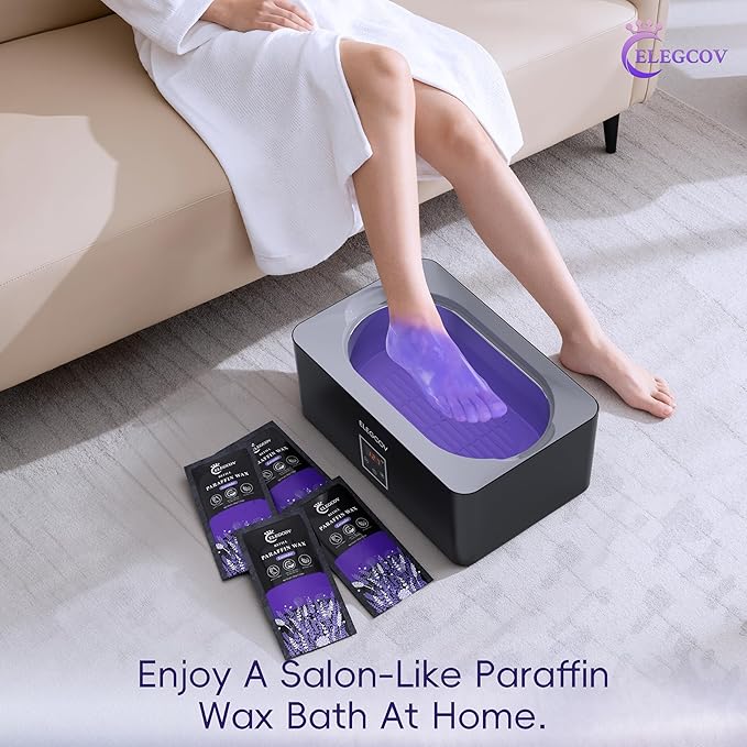Paraffin Wax Machine for Hand and Feet - Paraffin Wax Bath 4000ml Paraffin Wax Warmer Moisturizing Kit and Keep Warm Paraffin Hand Wax Machine • Everything in One Kit