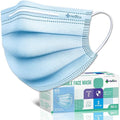 Medtecs Face Mask Disposable – Available in 50 & 2,000 pcs – ASTM Level 1, 3-Ply Breathable, Soft Fit – Adult Size – Ideal for Commuting & Daily Wear