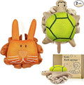 Kids Bath Sponge,Soft Mesh Shower Pouf for Kids,Cute Turtle&Bunny Bath Loofah Gentle Fun Bath Accessories for Boys and Girls