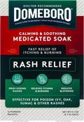 Domeboro Medicated Soak Rash Relief (Burow’s Solution), 12 Count (Pack of 1) - Packaging May Vary
