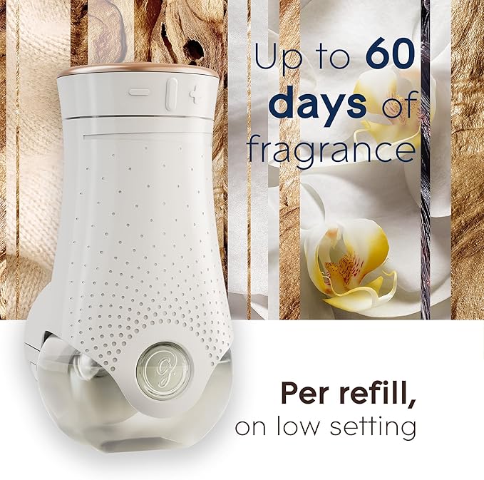 Glade PlugIns Refills Air Freshener, Scented and Essential Oils for Home and Bathroom, Sheer Vanilla Embrace, 1.34 Oz, 2 Count (Pack of 6)