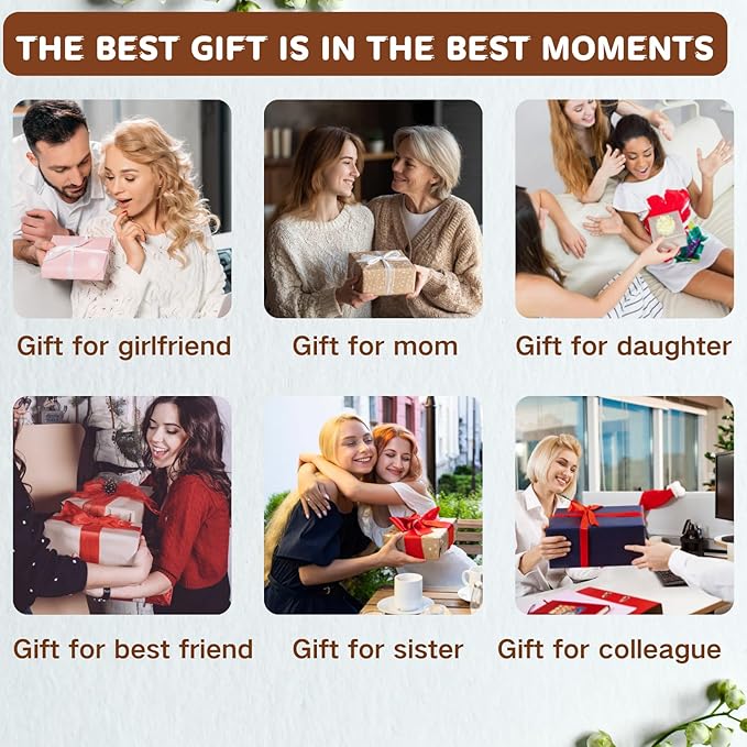 Mothers Day Skincare Tool Gifts Set for Her, Women, Daughter, Mom, Teen Girls - Gua Sha & Jade Roller, ice roller for face, Self Care Gifts Set, Eye Mask, with Greeting Card, Girlfriend Birthday Gift