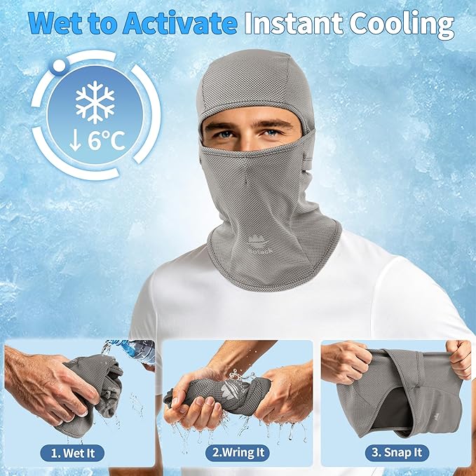 Balaclava Face Mask Sun UV Protection Breathable Full Head Mask for Men Women Skiing Cycling