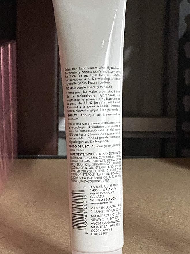 Avon Moisture Therapy Intensive Healing & Repair Hand Cream (Hypoallergenic)
