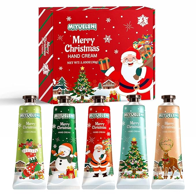 5 Pack Christmas Hand Lotion Gifts Set,Easter Basket Stuffers,Hand Cream for Women,teengirls,Mothers Day Gifts,Teacher Appreciation Gifts,Nurses Week Small Gifts30ml