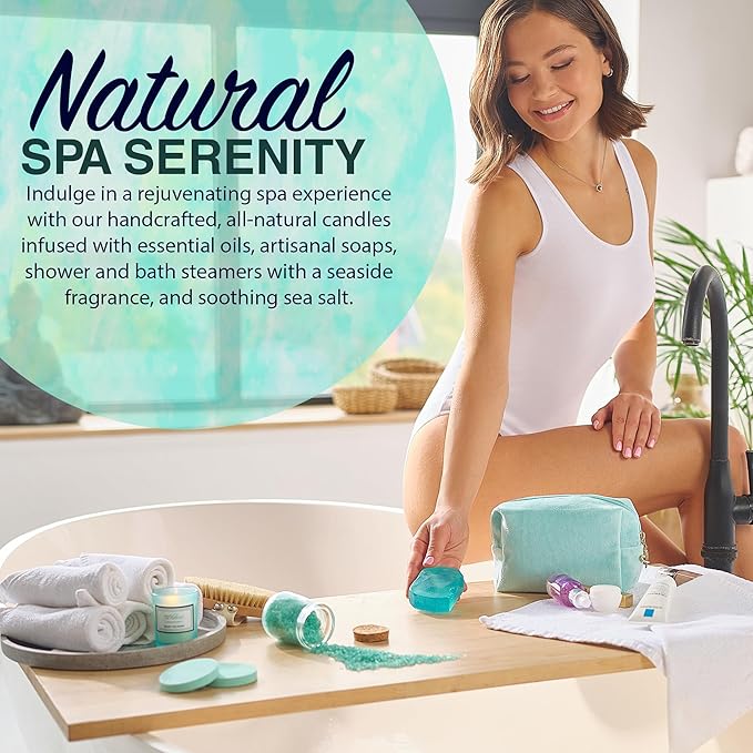 11 Pcs Spa Gift Basket for Women – Luxury Bath Set with Shower Steamers, Water Tumbler, Fuzzy Socks & More – Relaxing Pamper Kit for Birthday, Mother’s Day & Self Care Gifts
