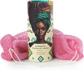 African Net Sponge Authentic - Afro Scrub Exfoliating Net Sponge with Knots - African Bath Sponges for Body Scrubber Exfoliator - Back Scrubber for Shower Bathing Accessories