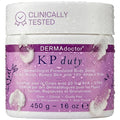 DERMAdoctor KP Bump Eraser Body Scrub with 10% AHAs + PHAs for Keratosis Pilaris, Dry, Rough, and Bumpy Skin, Dermatologist Formulated Exfoliating Body Scrub with Glycolic and Lactic acids - 16 Fl oz