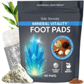 Sole Serenity Foot Pads with Trace Minerals, Zeolite, Fulvic Humic Acid, Magnesium, Silica, Diatomaceous Earth, Sea Salt, Zinc (20 Pads)