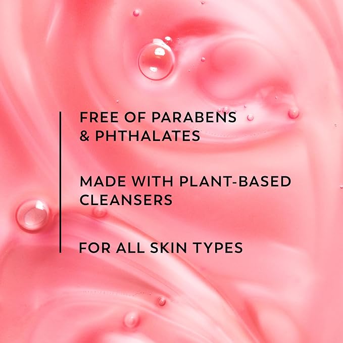 Olay Body Wash for Women, Fresh Radiance, Refreshing & Renewing, Made with Plant Based Cleansers, B3 Botanical Complex, For All Skin Types, Black Cherry & Vanilla Scent, 22 fl oz (Pack of 4)