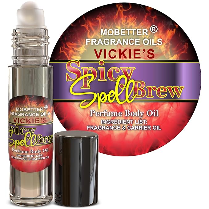 MOBETTER FRAGRANCE OILS Vickies Spicy Spell Brew Perfume Women Body Oil 10ml Roll On