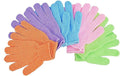 Exfoliating Gloves 10PCS Bath Gloves 5 Pairs, Natural Mitts Gloves for Men and Women Use,Shower Gloves Body Spa Makes Skin Soft and Healthy (AOLANS)