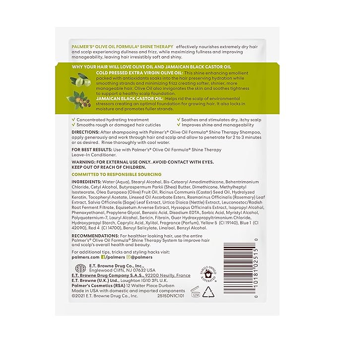 Palmer's Olive Oil Formula Deep Conditioner Packet, 2.1 Ounce (Pack of 5)