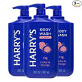 Harry's Men's Body Wash - Fig - 30 fl oz - Shower Gel for Men - No Parabens, Sulfates, or Dyes (Pack of 3)