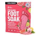 Pink Bloom Foot Soak with Pink Himalayan Salt & Grapefruit - Refreshing Citrus Blend to Soften & Renew Tired Feet - Natural Spa Care - 1lb