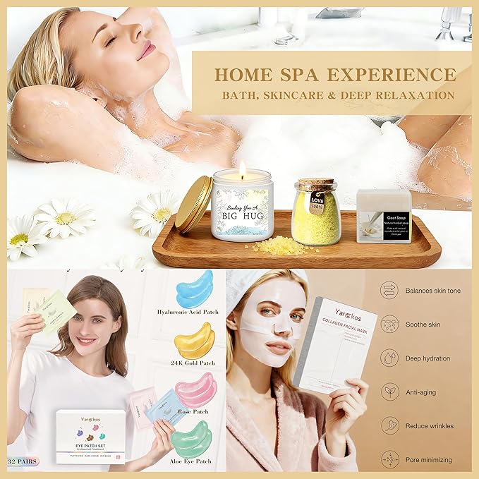 Birthday Gifts for Women - 11 Pcs Self Care Gift Basket Set for Sister Friend Mom - Get Well Soon Gift Box - Recovery After Surgery Care Package - Friendship Cheer Up Inspirational Thank You Present