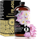 Lotus Essential Oil, Lotus Oil 8 Fl Oz 240ML for Diffuser Humidifier Yoga Cleaning DIY Candle Soap Making Perfume Gift for Women Essential Oils FRAOIL (Lotus 8 Fl Oz (Pack of 1))