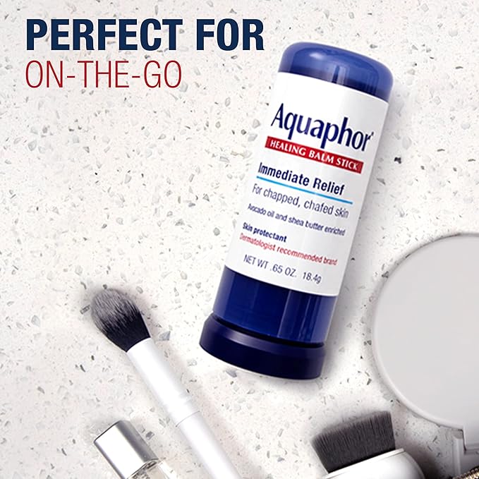 Aquaphor Healing Balm Stick, Skin Protectant with Avocado Oil and Shea Butter, Mothers Day Gifts, 0.65 Oz Stick