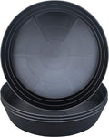 LWALRS Plant Saucer 18 Inch, Extra Large Planter Saucer 4 Pack, Plastic Plant Saucers for Indoors and Outdoors, Plant Pot Saucers, Drainage Tray for 16, 17, 18 in Planters