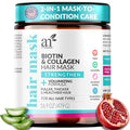 Artnaturals Biotin & Collagen Hair Mask – Strengthening & Volumizing Treatment for Fuller, Thicker Hair – With Jojoba, Almond & Sage Oils – Vegan, No Parabens or Sulfates – 16.9 oz