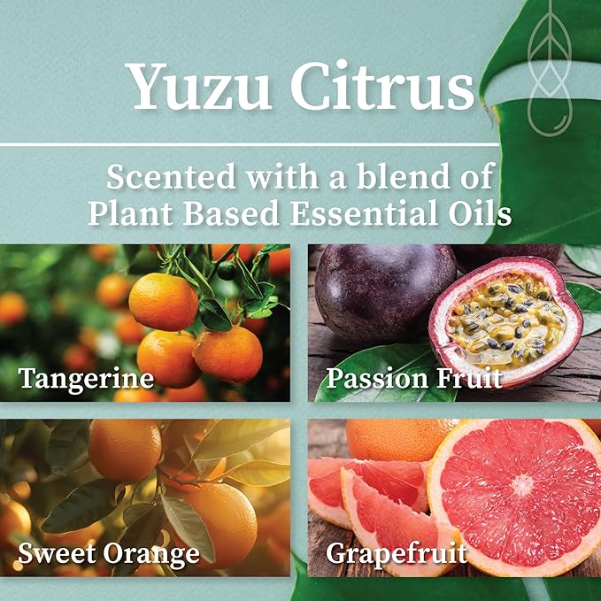 Hemlock Park Yuzu Citrus Apothecary Hand-Poured Scented Candle | Crackling Wood Wick, Botanical Fragrance & Coconut Wax | Up to 90 Hour Burn Time | 16 oz