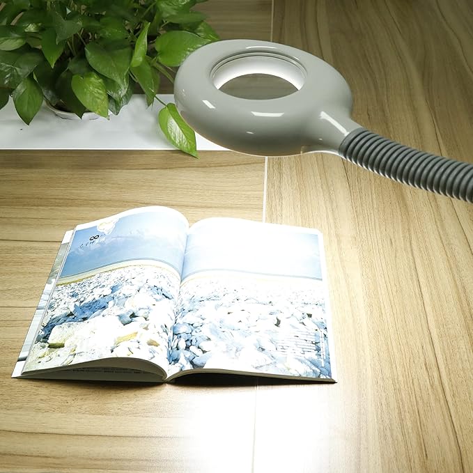 HomGarden Professional Facial Steamer 2 in 1 Steamer for Face with Hot & Cold Nozzle 5X LED Facial Steamer for Esthetician, Salon & Spa Face Beauty Equipment.