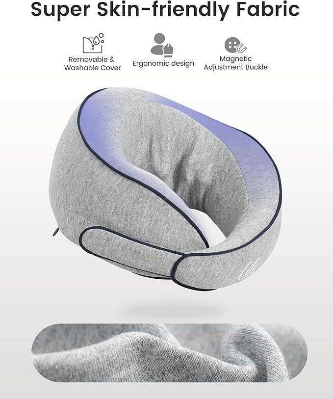 CILI Cordless Neck Massager Pillow with Heat, Shiatsu Neck Massager for Pain Relief Deep Tissue,Heated Massage Pillow for Travel,3 Adjustable Intensity, Mothers Day Gifts