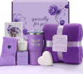 Mothers Day Gifts for Mom Wife Women Sister Her - Spa Gift Basket: Birthday, Christmas, Thanksgiving, Galentines, Valentine's Day, Get Well | Self-Care Set with Cozy Blanket, Scented Candle, Tumbler
