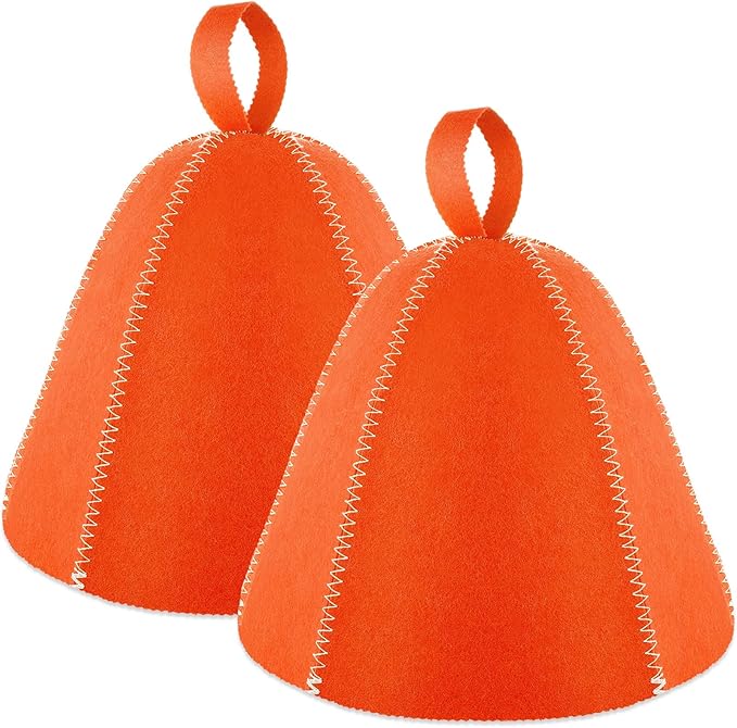 JaGely Sauna Hat for Men Women Sauna Hat Vaporarium Cap Russian Banya Cap for Bath House Accessories