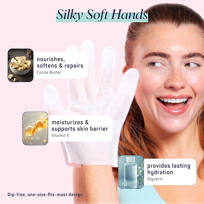 SpaLife 10 Piece Korean Face Mask & Moisturizing Hand Gloves Set | Korean Skincare Mothers Day Gifts & Foot Mask Socks for Dry Cracked Hands & Feet | Cuticle Repair Mask Women 10 Pack