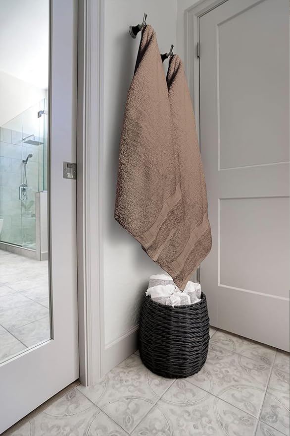 Softolle 100% Cotton Luxury Bath Sheets - Pack of 2 (35" x 70") | Super Soft, Quick-Dry & Highly Absorbent Towels for Bathroom, Home, Spa & Gym (Taupe)
