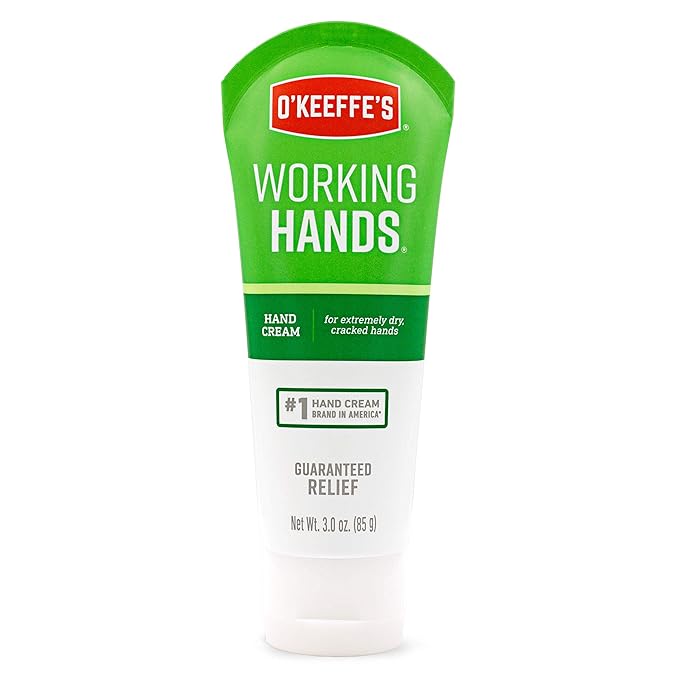 O'Keeffe's K0290004-8 Working Hands Hand Cream Tube (8 Pack), 3 oz